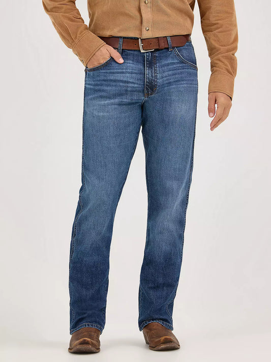 Wrangler Mens Retro Slim Bootcut Jean - Moore