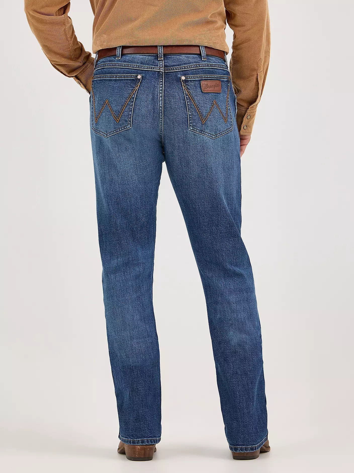 Wrangler Mens Retro Slim Bootcut Jean - Moore