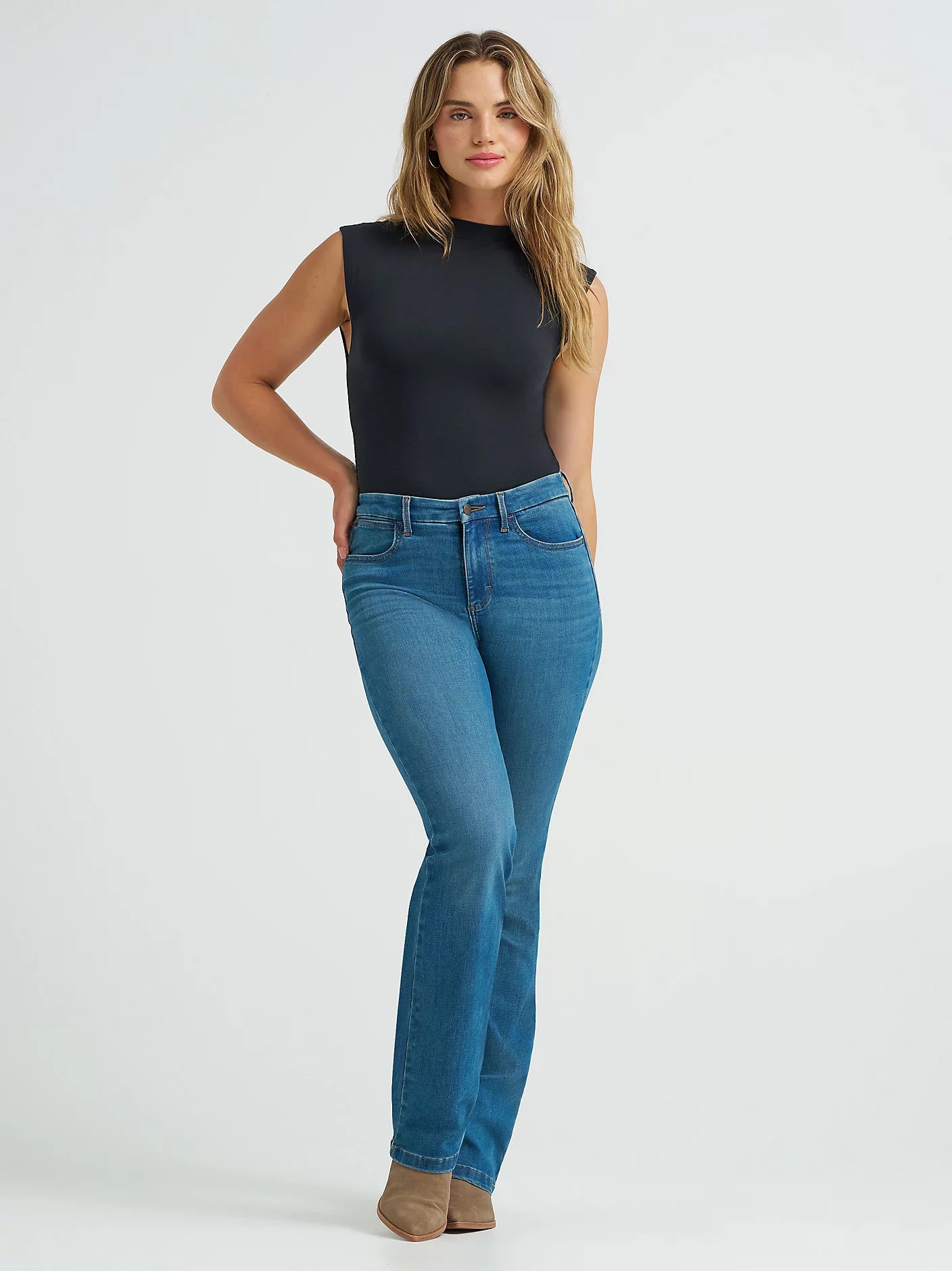 Wrangler Womens Bespoke High Rise Bootcut Jean - Regina