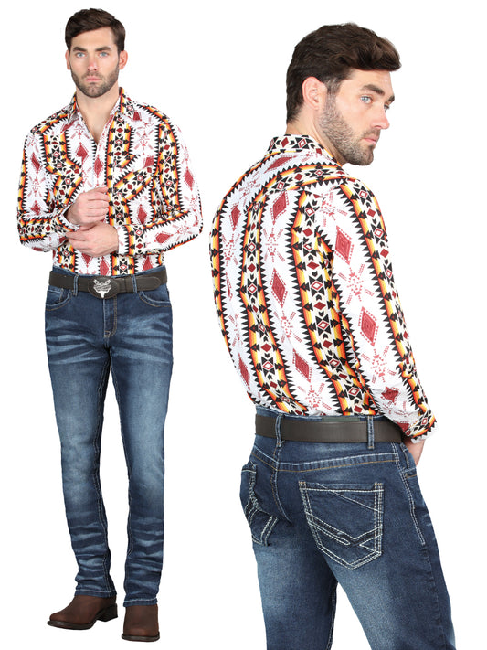 El Norteño Mens Skinny Stretch Pants -  Medium Blue