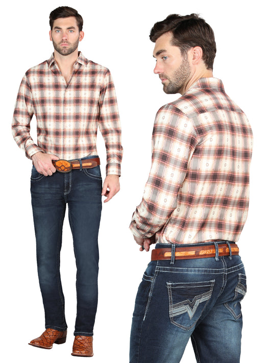 El Norteño Mens  Skinny Stretch Pants - Dark Blue