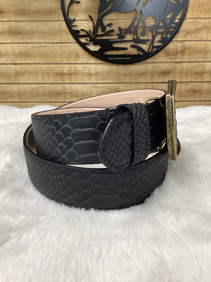 Denver Python Print Belt - Black