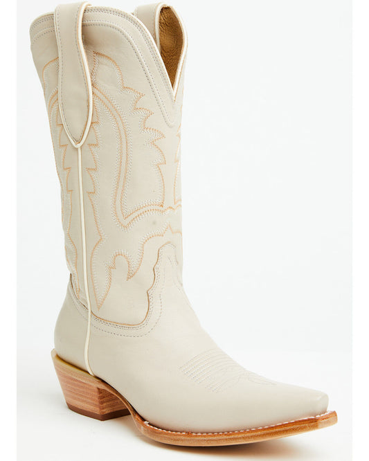 Tony Lama Womens Val Derby 12' Boot - Cream