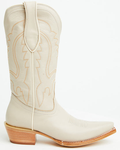 Tony Lama Womens Val Derby 12' Boot - Cream