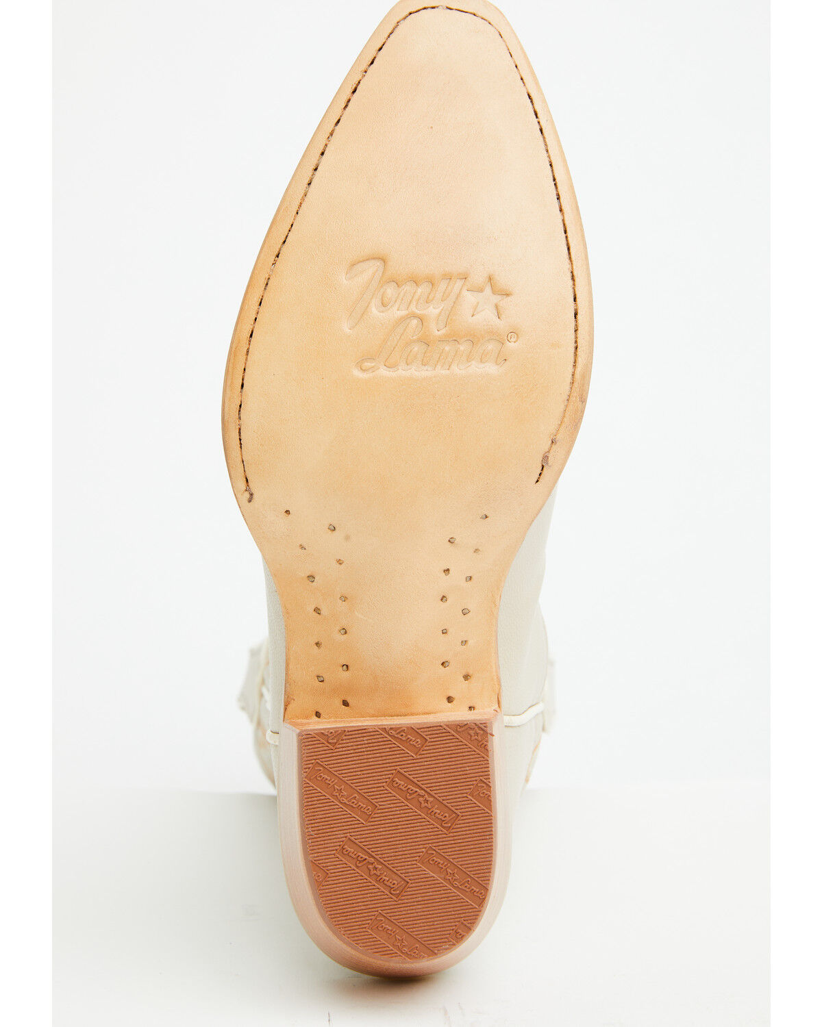 Tony Lama Womens Val Derby 12' Boot - Cream