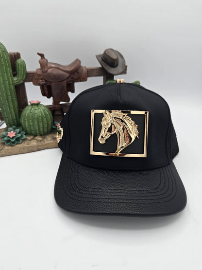 Lamasini Caballo Dorado Gorra Hat