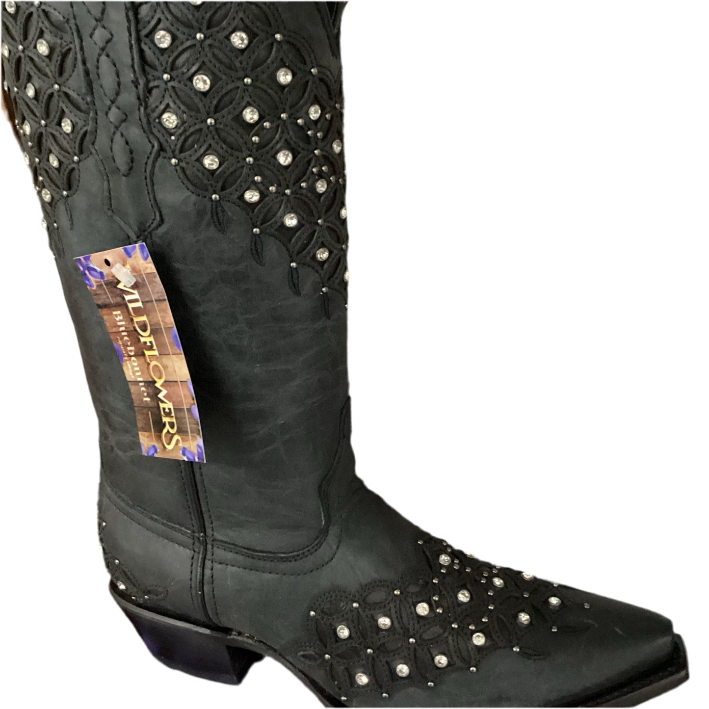 WILDFLOWER Women Bota Siberia en Negro Retro Cristal