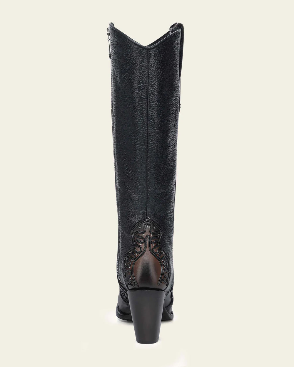 Cuadra Womens Nicole Embroidered & Studded Tall Boot Bota Alta - Brown CC240