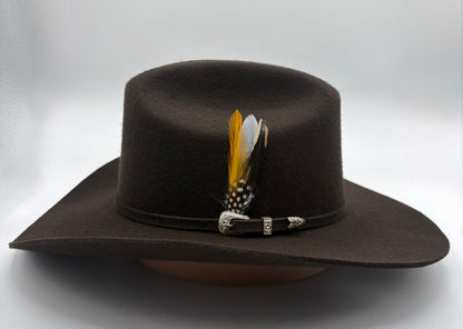 Austin Hats Sinaloa Texana Wool Felt Hat - Dark Chocolate