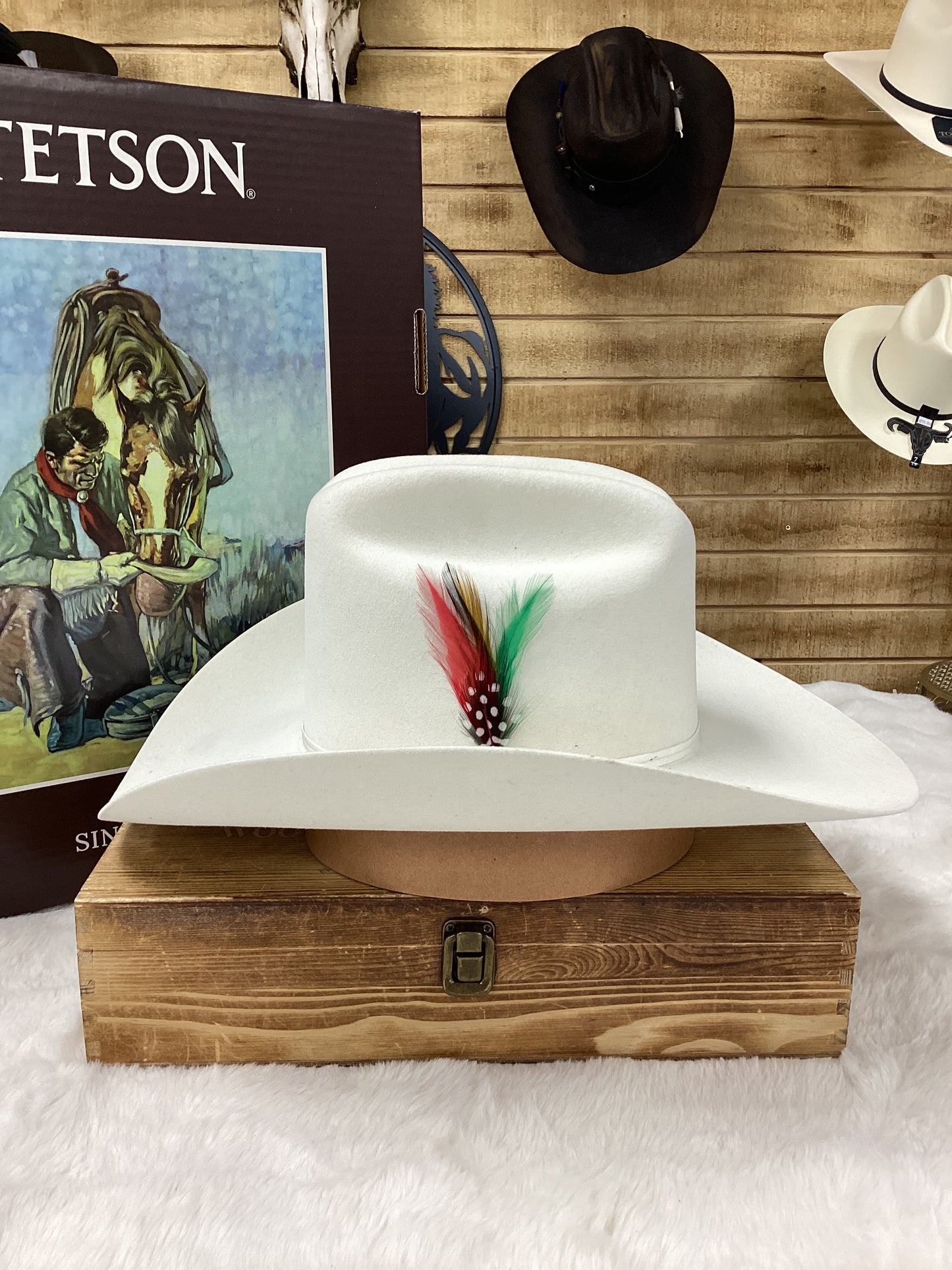 Stetson 6X Rancher Felt Hat -White