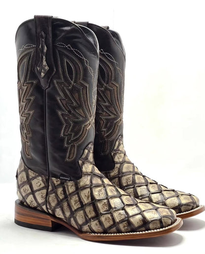 Denver Mens Boot Western Safari - Natural