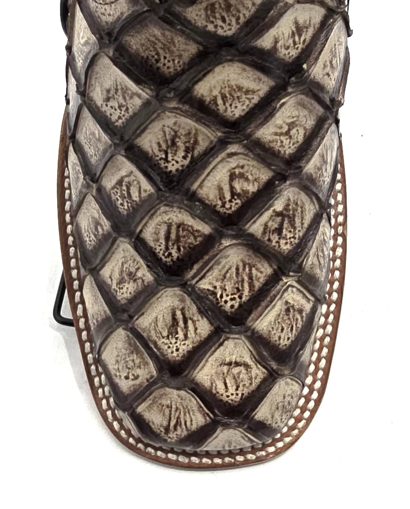 Denver Mens Boot Western Safari - Natural