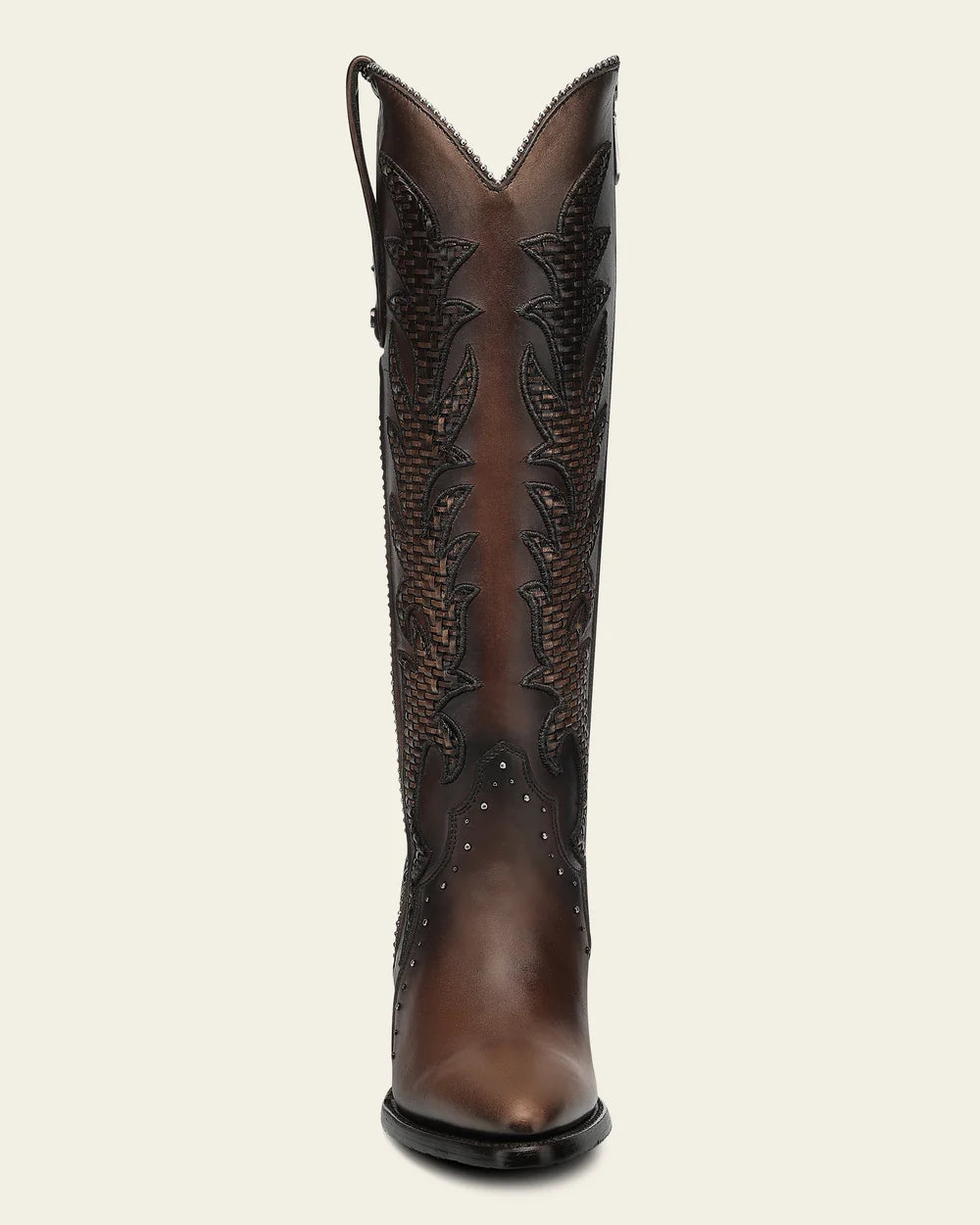 Cuadra Womens Gisselle Tejido Bota Alta Boot - Honey CC338