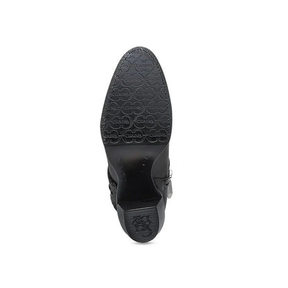 Cuadra Womens Stubby Chocolate & Black Zipper Boot CU963