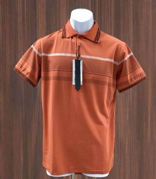 DENIKO NKSP-1007 Hombre Camisa Óxido