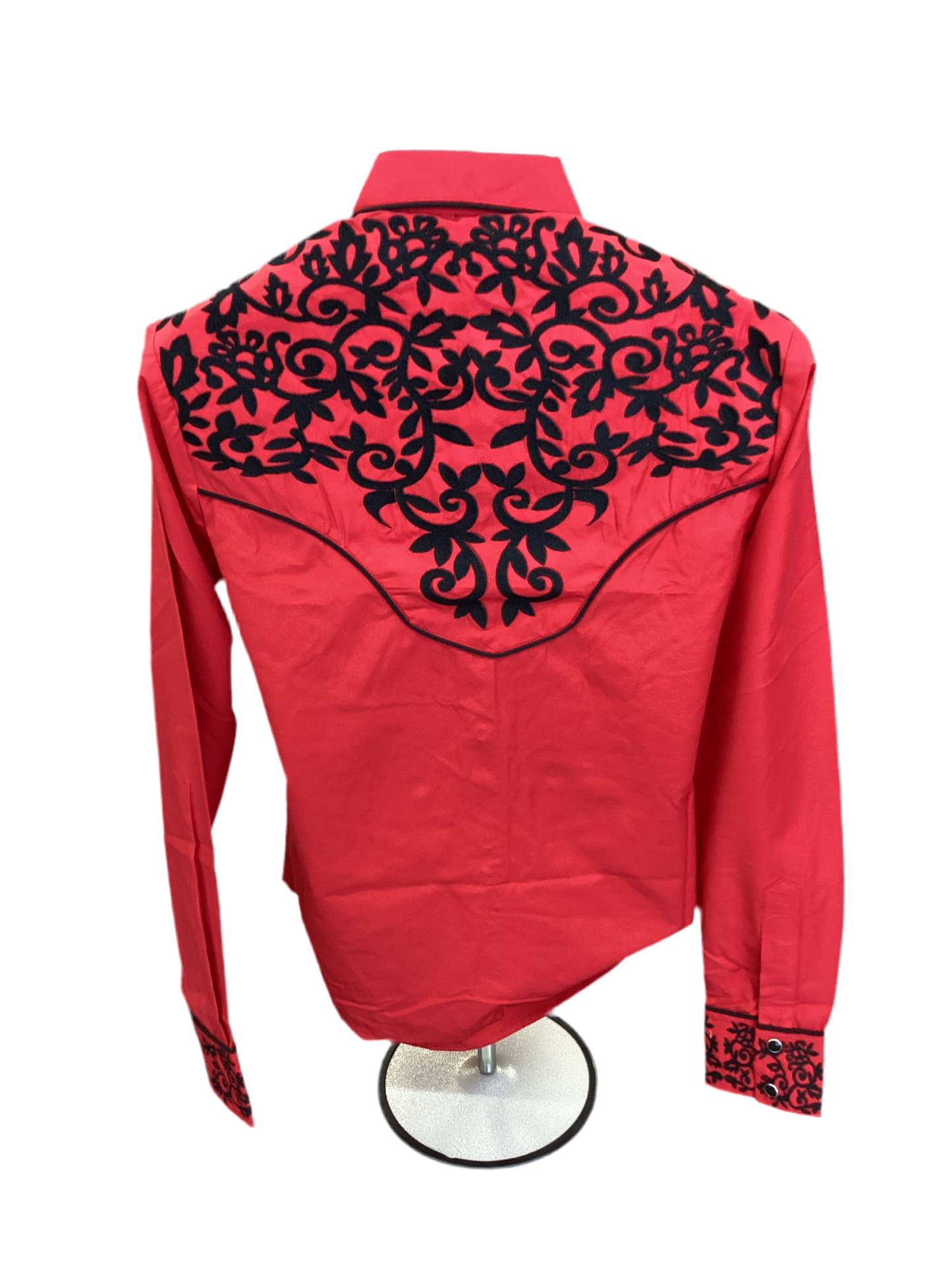 Señor de los Cielos Women Camisa Bordado Rojo 1