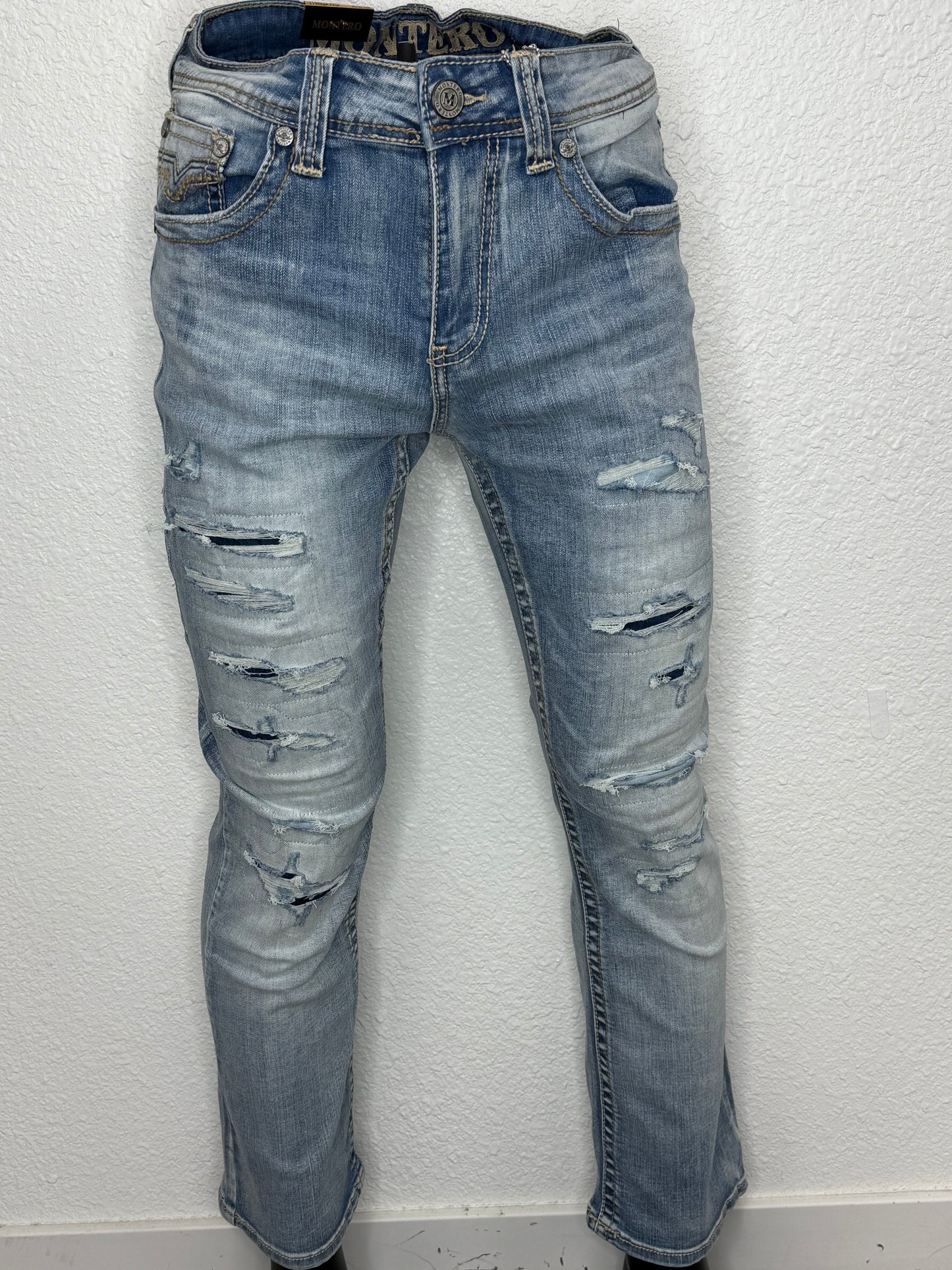 Montero Mens Light Blue Jeans