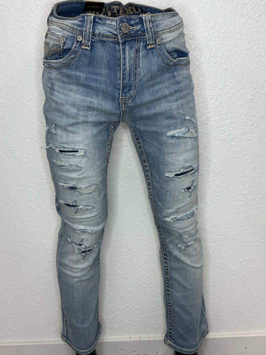 Montero Mens Light Blue Jeans