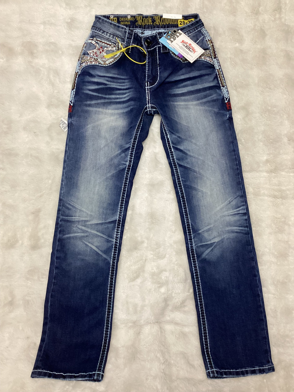 Revolution Mens Doble RR VIP Bootcut Straight Fit Jeans