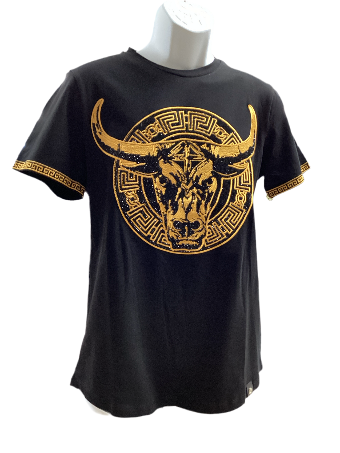 LAVERITA Men Camiseta Bull Head