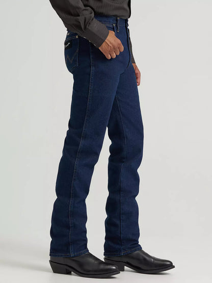 Wrangler Mens Silver Edition Jean -Dark Denim
