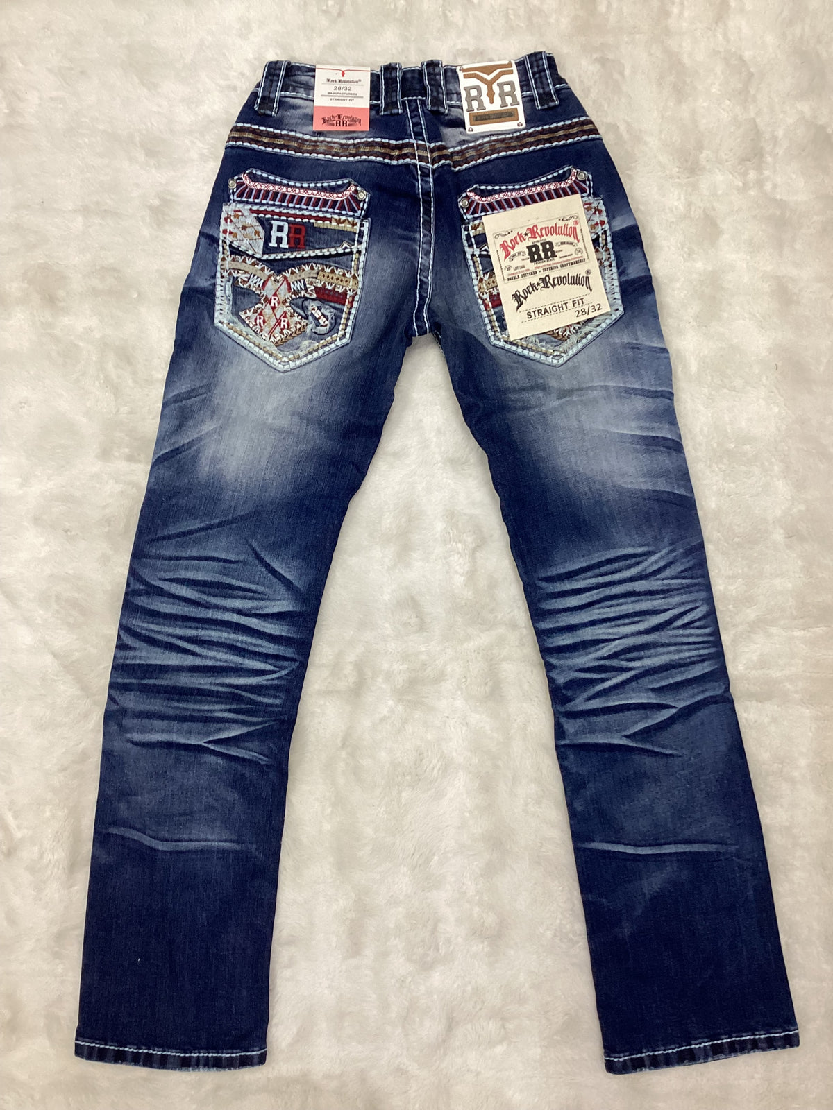 Revolution Mens Doble RR VIP Bootcut Straight Fit Jeans