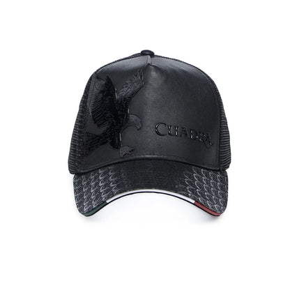 Cuadra Original Leather Cap with Eagle Design for Men – GOC04ME