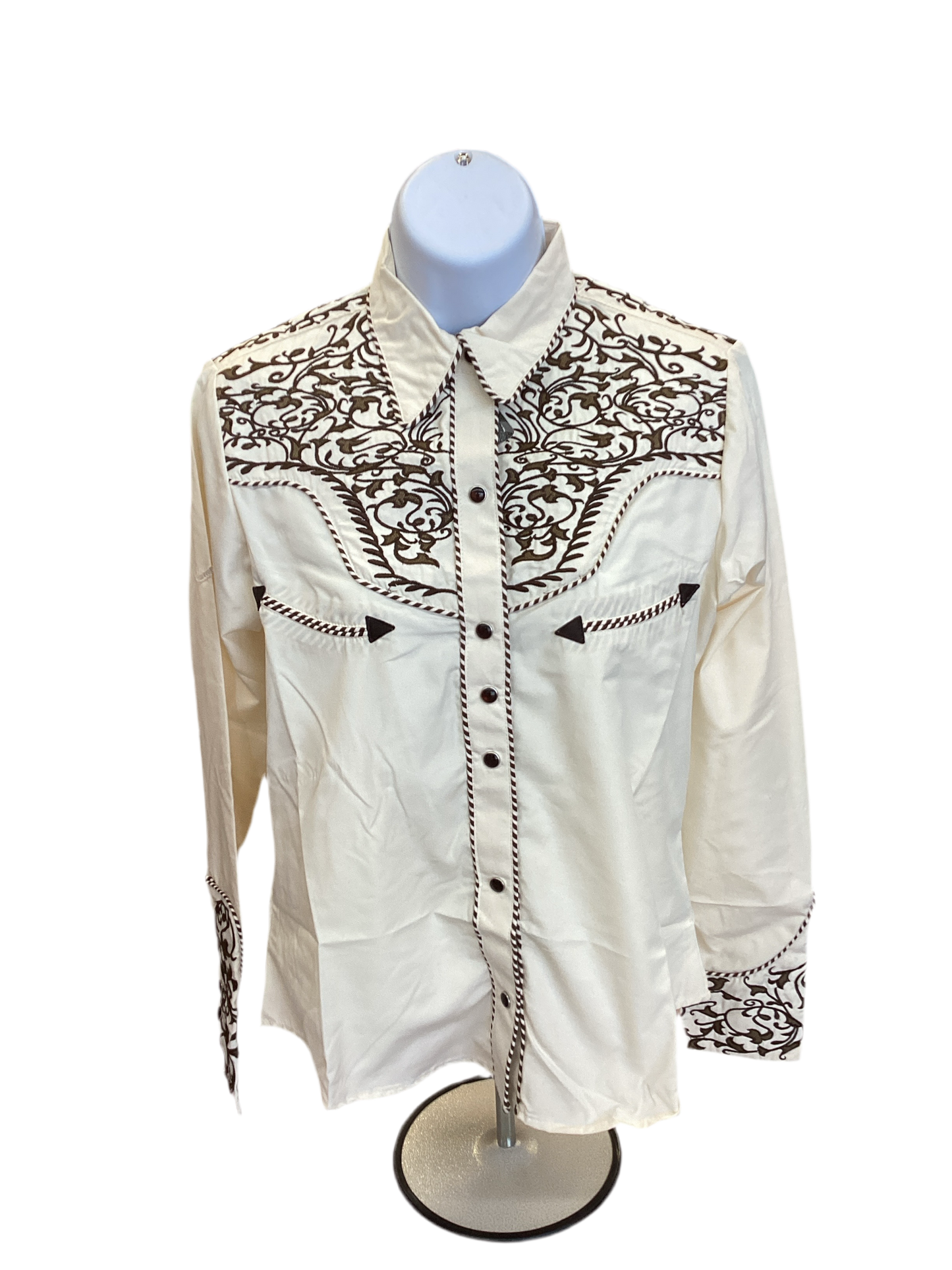 SEÑOR DE LOS CIELOS 4038 Women Camisa Beige Bordado