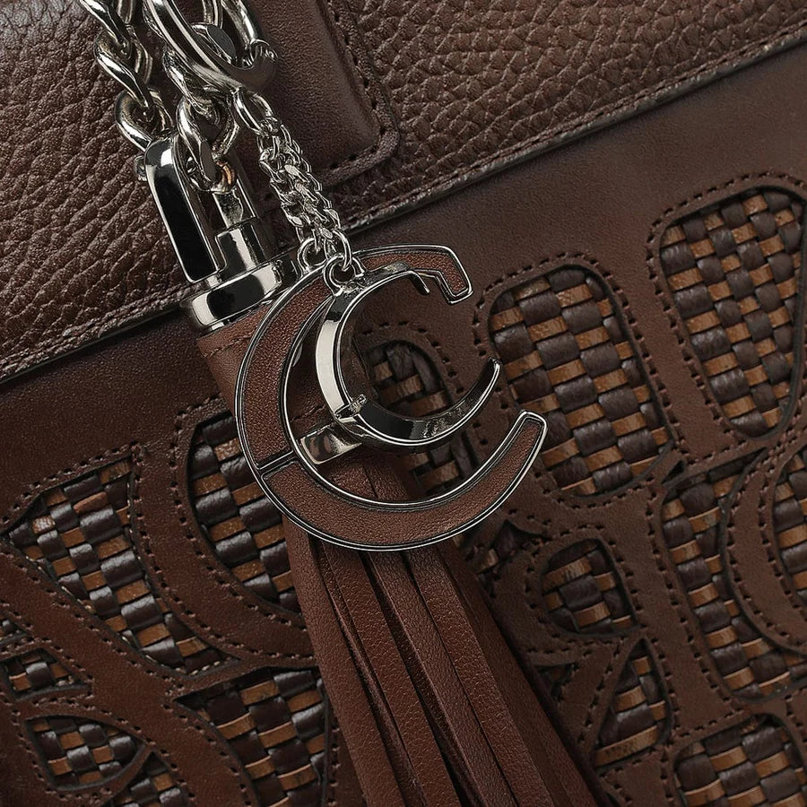 Cuadra Womens Brown Laser Bag