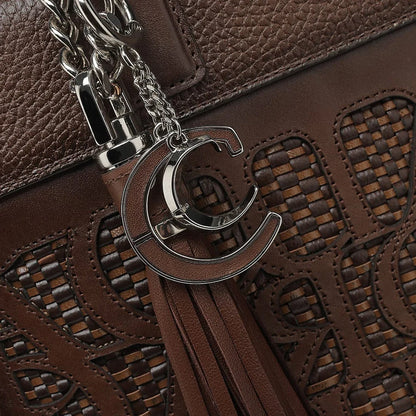 Cuadra Womens Brown Laser Bag