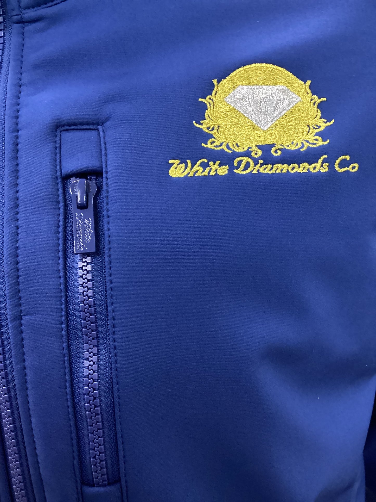 White Diamond Mens Jacket (Royal Blue)