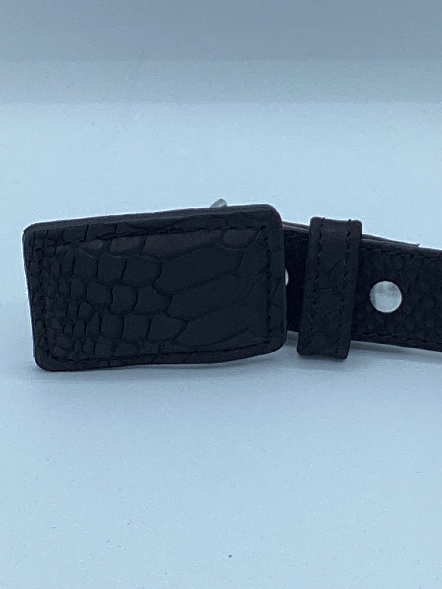 Python Print Leather Belt for Kids