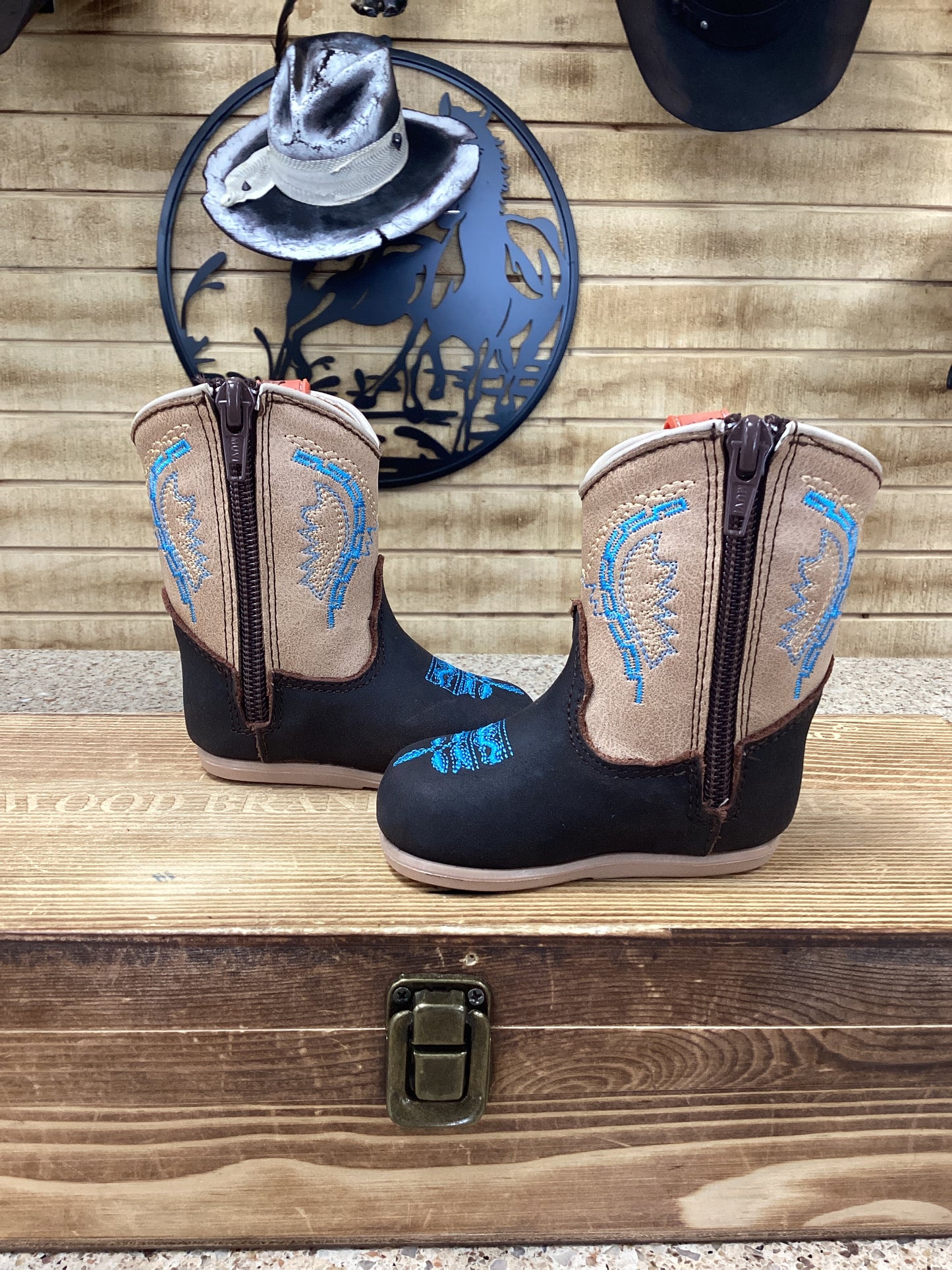 Hooch Baby Cowboy Boots - Blue