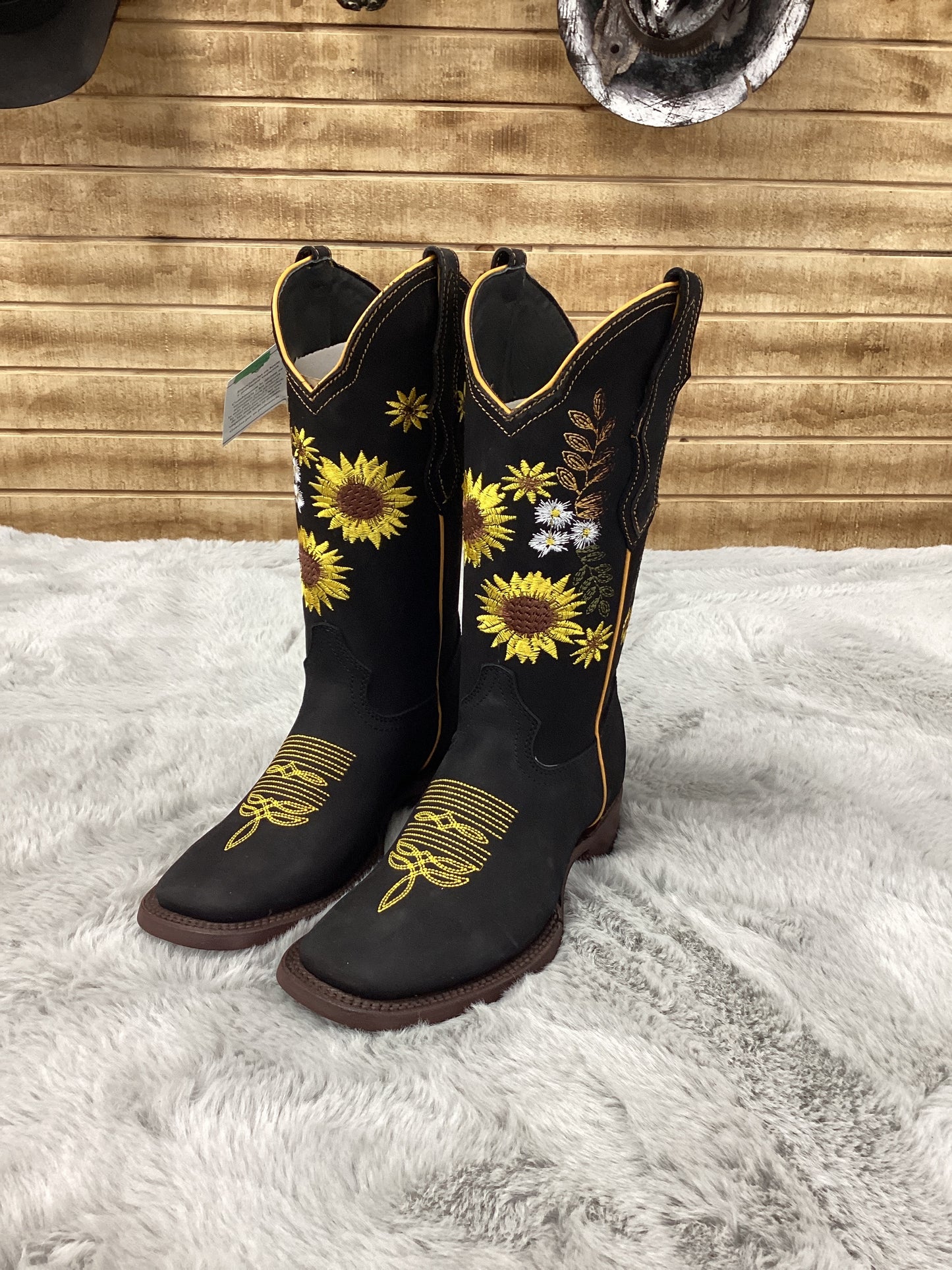 WHITE DIAMOND Women Bota F6 Girasol Negro Nobuck