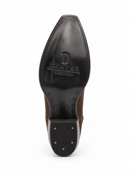 Denver Womens Amara Nobuck Boots Bota Alta - Brown