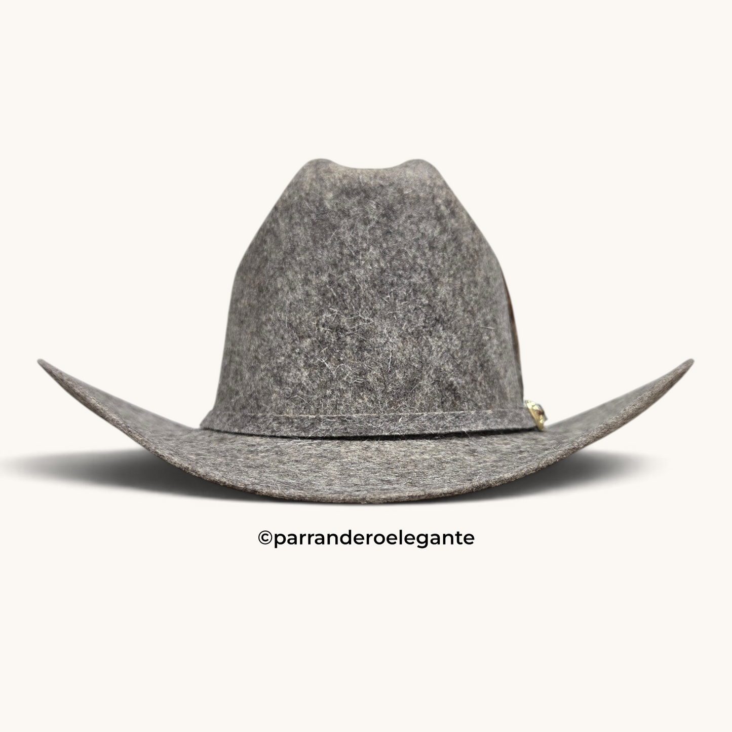Heredero 100x Sinaloa Chine Wool Felt Hat Texana - Stone San Judas