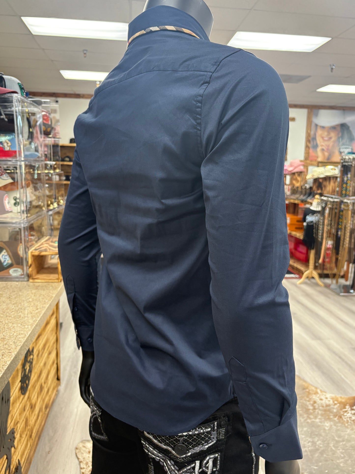 Contti Mens Navy Shirt