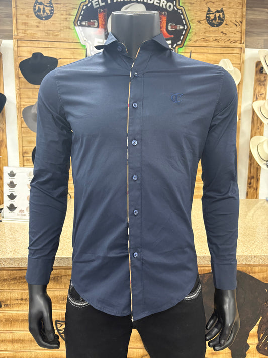 Contti Mens Navy Shirt
