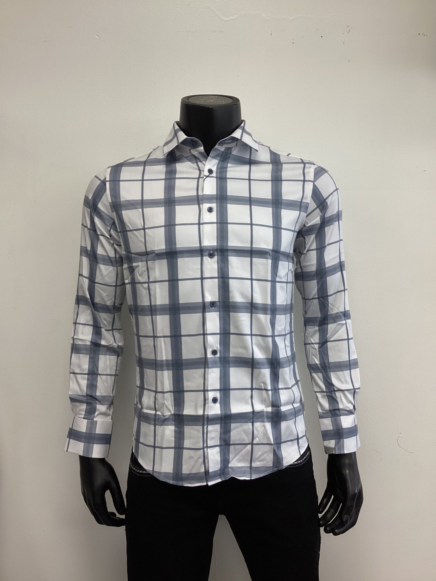Contti Mens Plaid Shirt