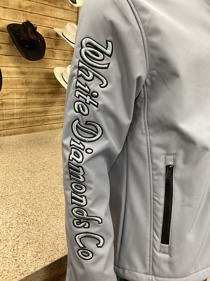 White Díamond Men's Jacket (Grey)