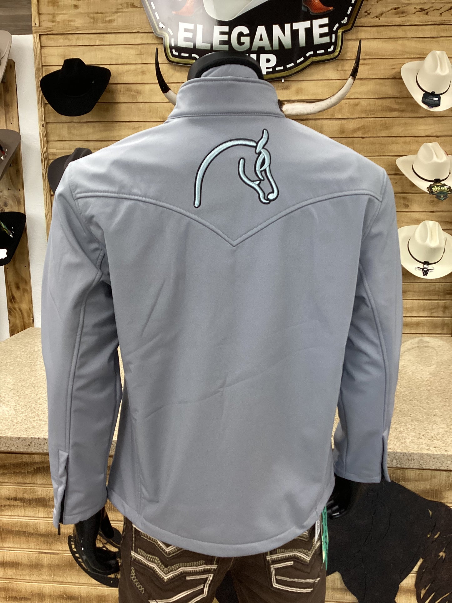 White Díamond Men's Jacket (Grey)