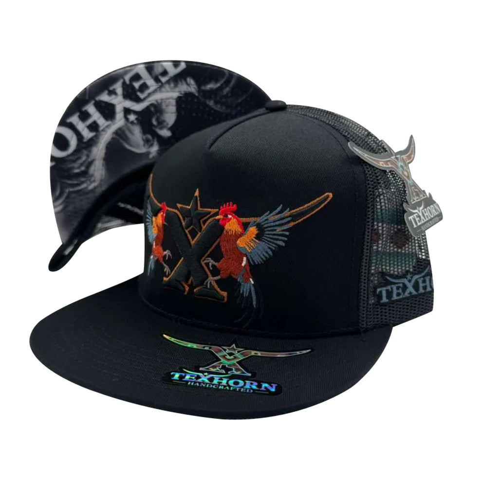 Texhorn Los Ramones Gallos Peleadores Trucket Hat Gorra