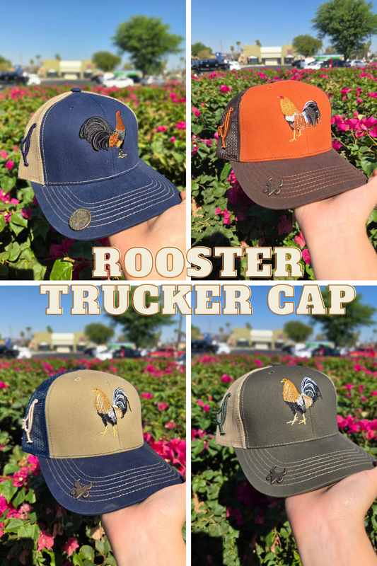 Charro Gallo/Rooster Trucker Cap