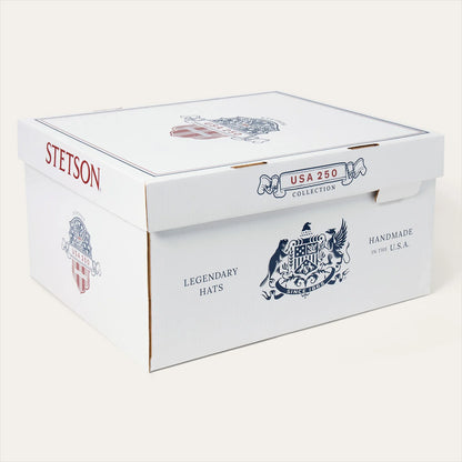 Stetson 6X 250th Range Texana Felt Hat USA Anniversary - Silverbelly