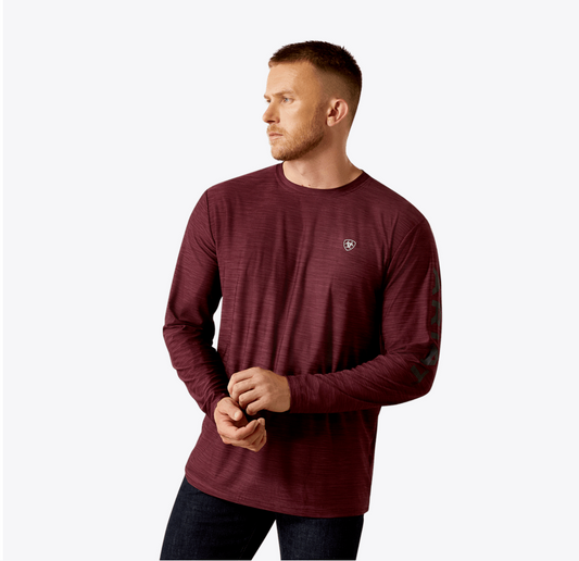 Ariat Mens Charger Logo Long Sleeve T-Shirt