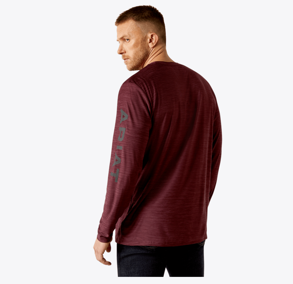 Ariat Mens Charger Logo Long Sleeve T-Shirt