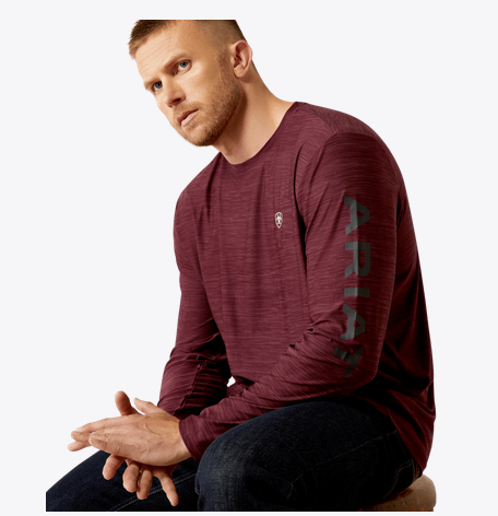 Ariat Mens Charger Logo Long Sleeve T-Shirt