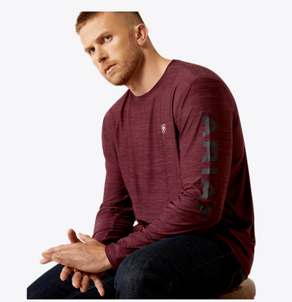 Ariat Mens Charger Logo Long Sleeve T-Shirt