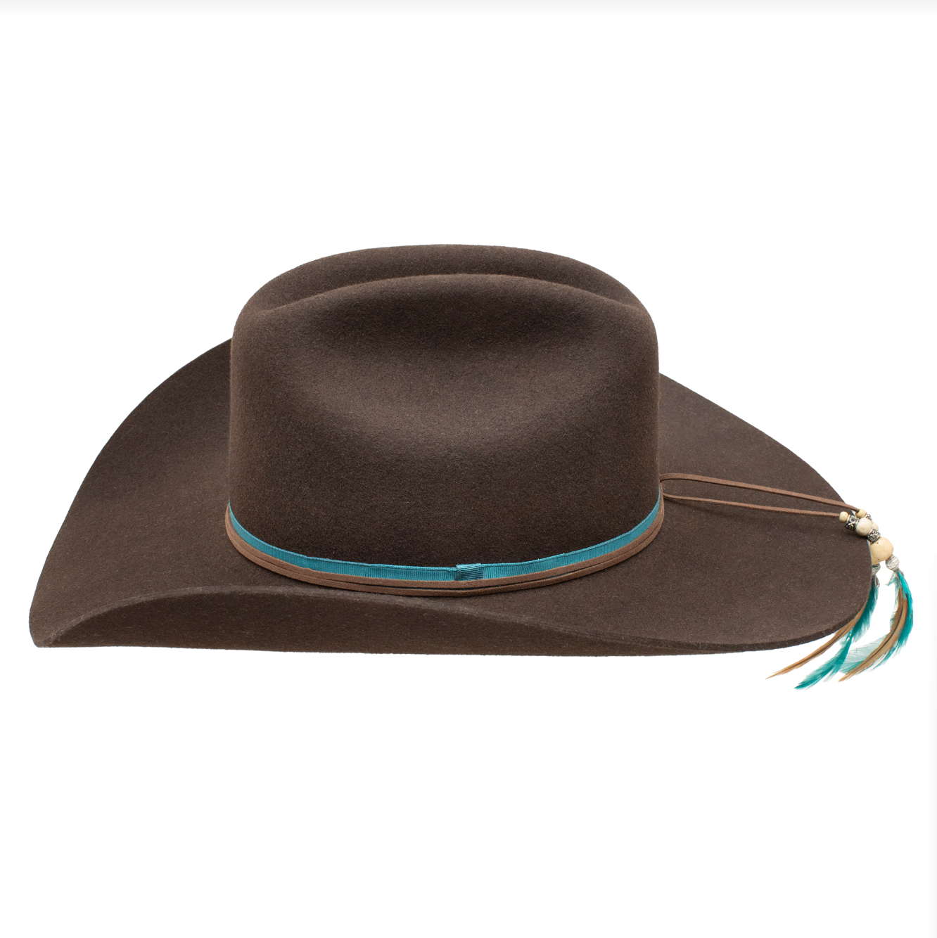 Lainey Wilson Arrowhead Wool Felt Texana Hat- Chocolate