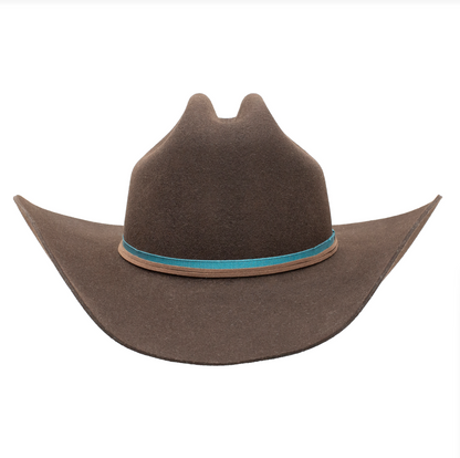 Lainey Wilson Arrowhead Wool Felt Texana Hat- Chocolate